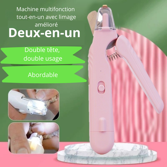 description Coupe-ongle avec led 2 en 1 Rockylaidbeau