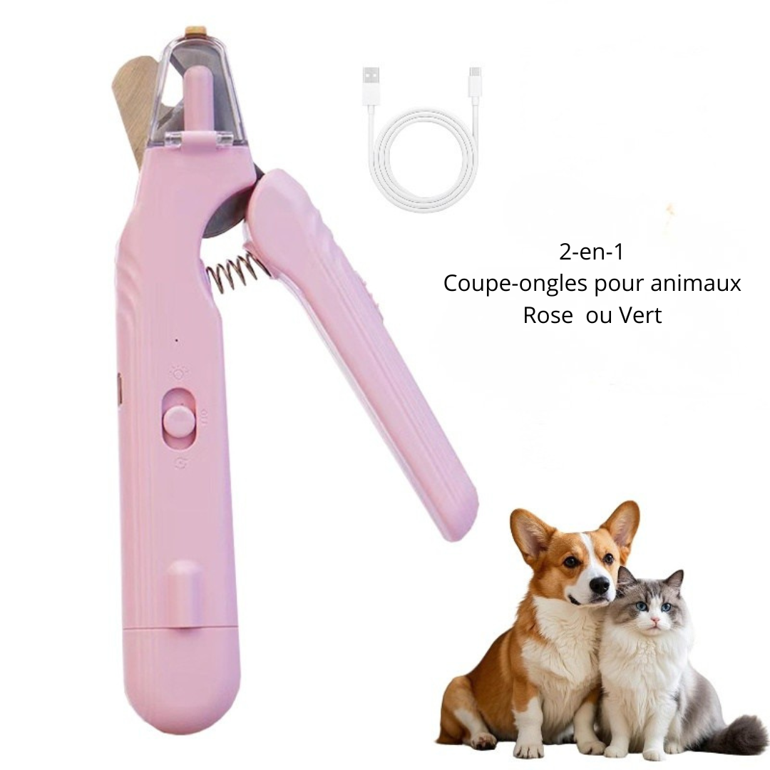 Coupe ongle pour animaux 2 en 1 rockylaidbeau
