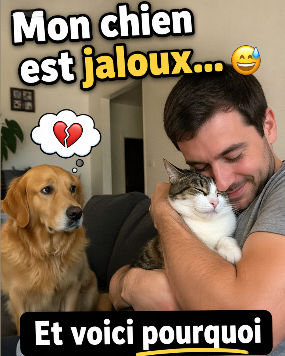 Mon chien est jaloux : comprendre son comportement et savoir réagir