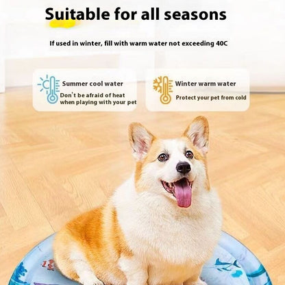 Tapis Rafraîchissant Gonflable pour Chien et Chat – Lit d'Eau