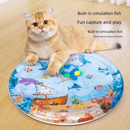 Tapis Rafraîchissant Gonflable pour Chien et Chat – Lit d'Eau