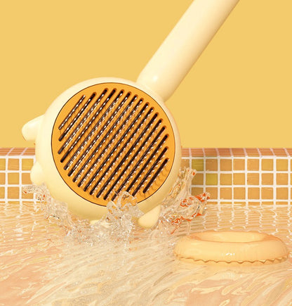 Brosse auto nettoyante orange 