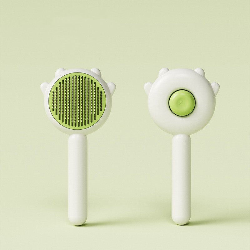 Brosse auto nettoyante  verte
