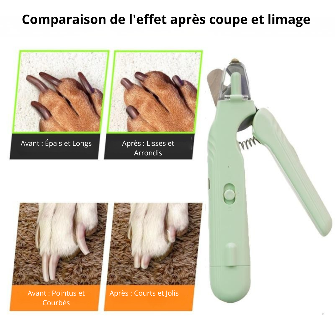 Comparaison Avant/Après Coupe ongle Rocylaidbeau