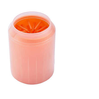 Nettoyeur de pattes manuel orange
