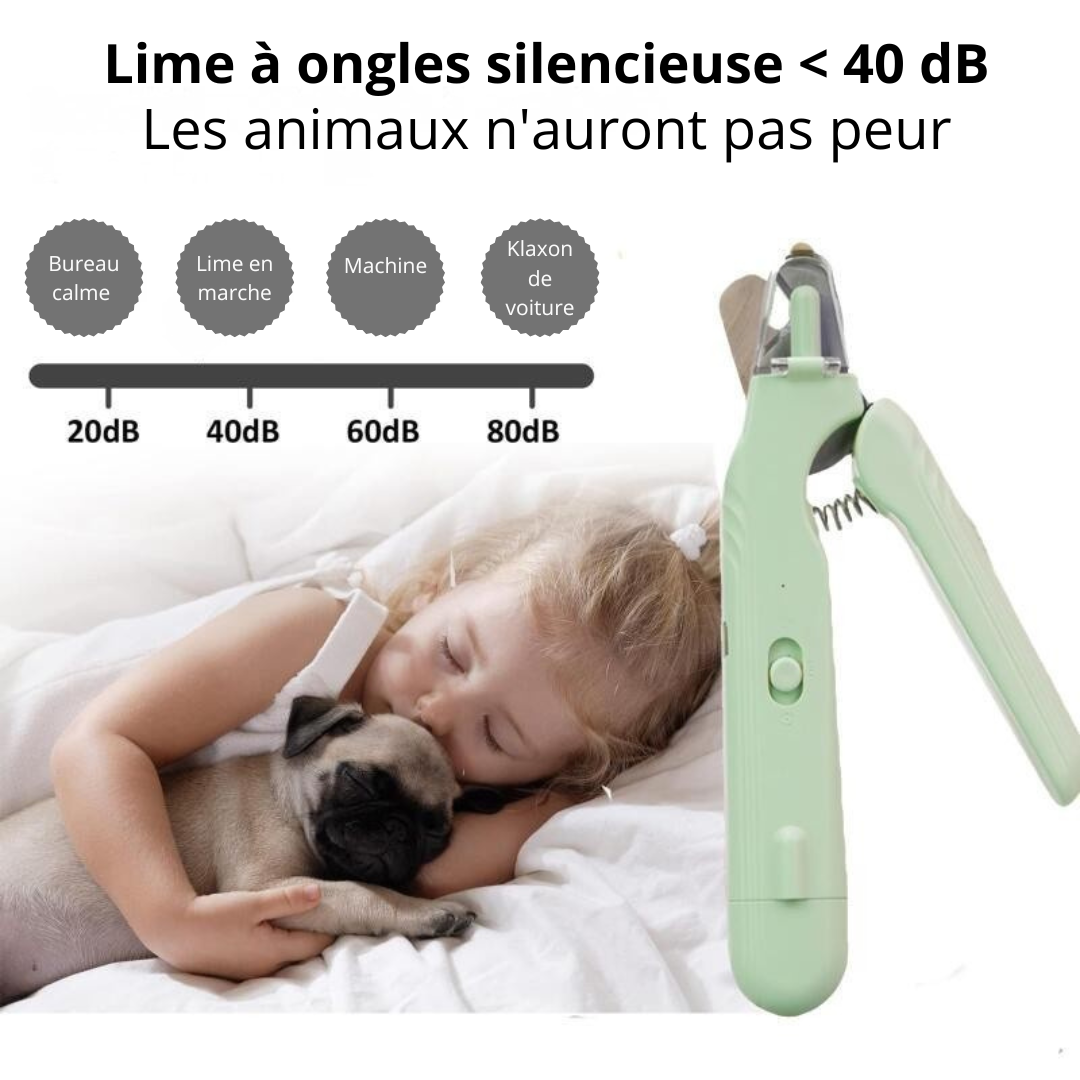 Niveau sonore du Coupe-ongle Rockylaidbeau