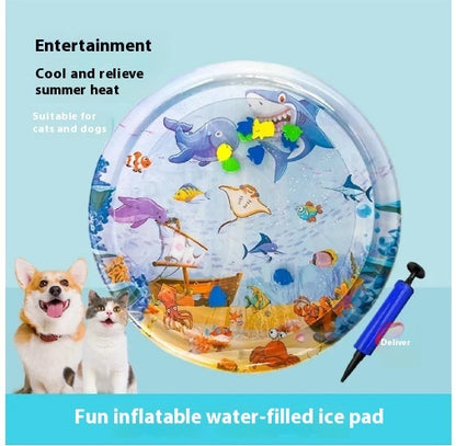 Tapis Rafraîchissant Gonflable pour Chien et Chat – Lit d'Eau